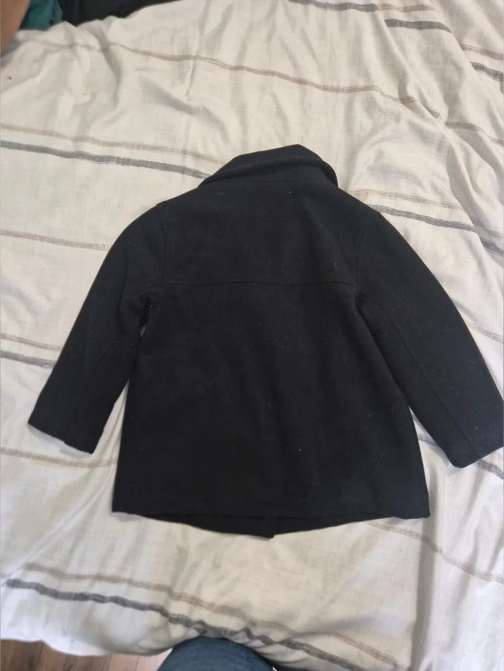 Gymboree Black Double-Breasted Peacoat for Kids